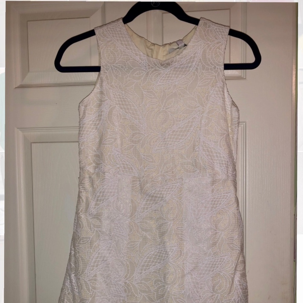 DKNY white dress lace.